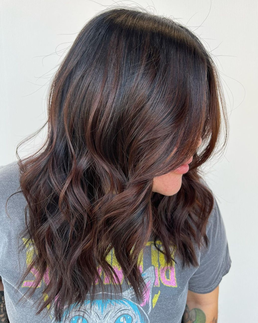 Chocolate Brown with Subtle Red Chocolate Brown with Subtle Red — True Winter Hair Color