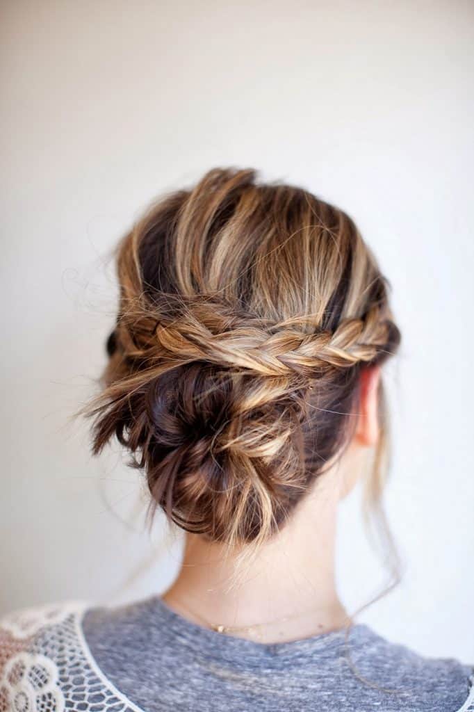 Shoulder Braided Updo Shoulder Braided Updo — Easy Winter Hairstyles