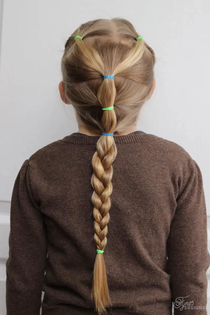 Intricate Braided Ponytail — Winter Hairstyles for Kids