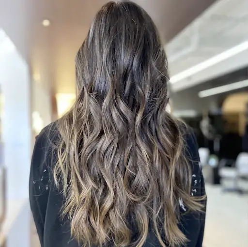 Espresso Waves With Lighter Pieces Espresso Waves With Lighter Pieces — Espresso Brown Hair