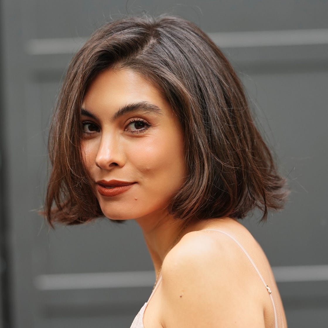 Chin Blunt Bob with Tucked Ends Chin Blunt Bob with Tucked Ends — Winter Haircuts for Straight Hair