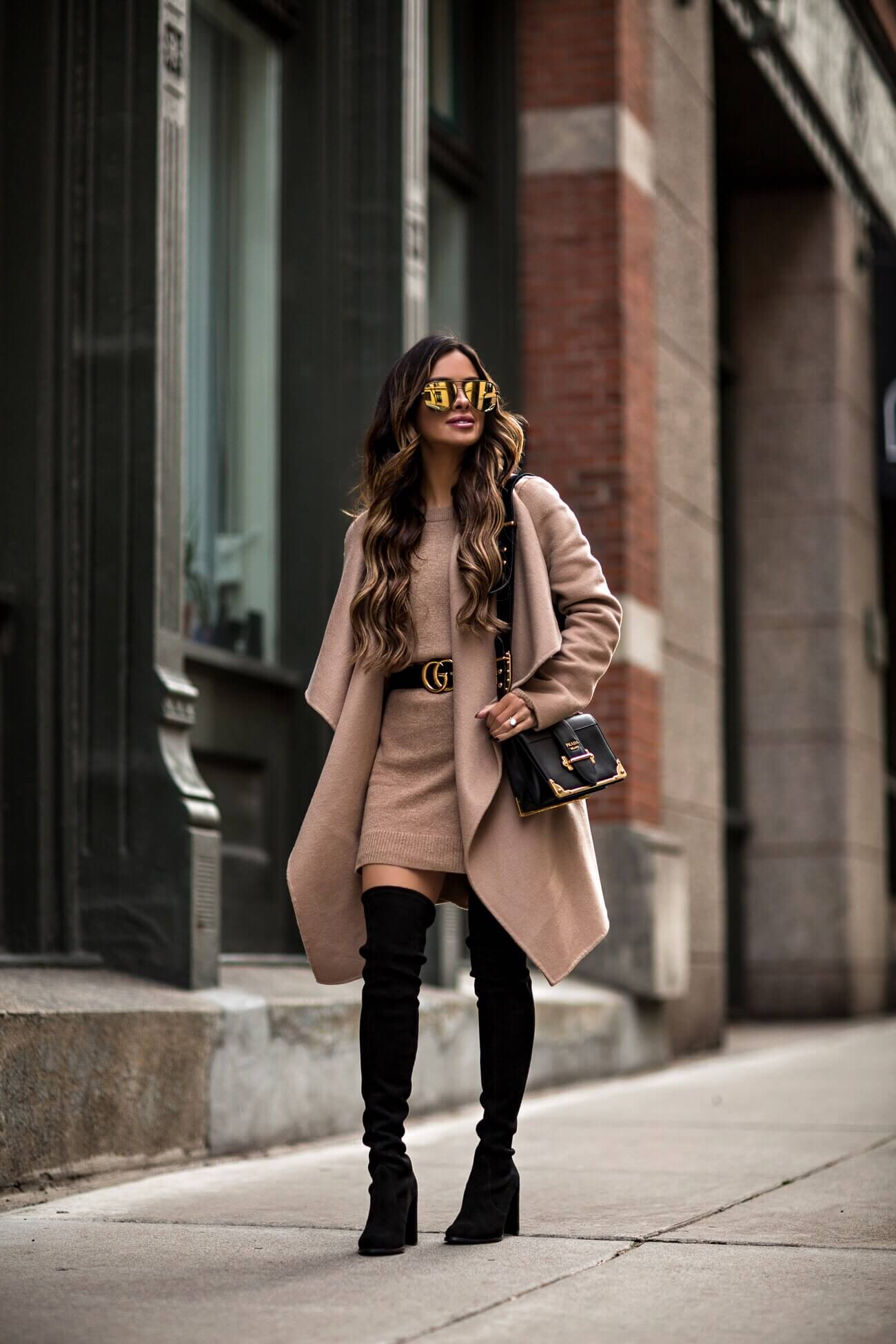 Casual Outing City Outfit Idea Casual Outing City Outfit Idea — Camel Coat Outfits