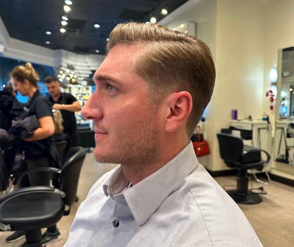 Light Brown Classic Side Part Fade Light Brown Classic Side Part Fade — Winter Haircuts for Men