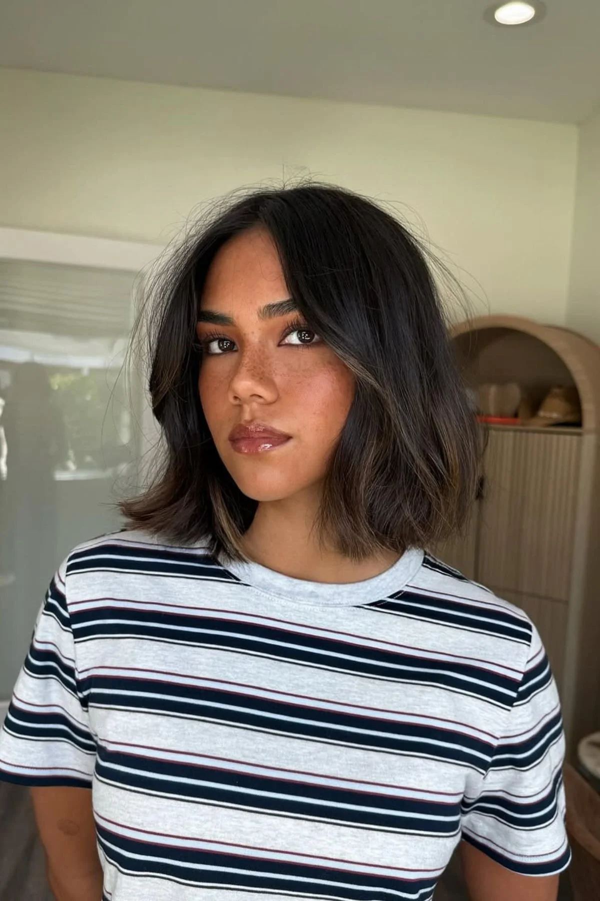 Blunt Bob with Subtle Highlights Blunt Bob with Subtle Highlights — Winter Bob Haircuts