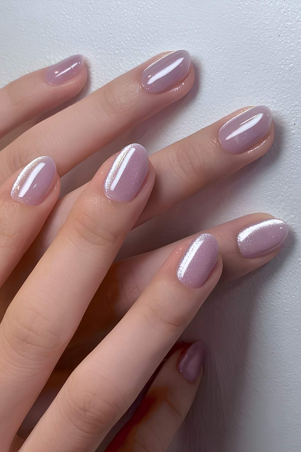 Pale Lilac Matte Velvet Glitter Square Nails Pale Lilac Matte Velvet Glitter Square Nails — Velvet Nails