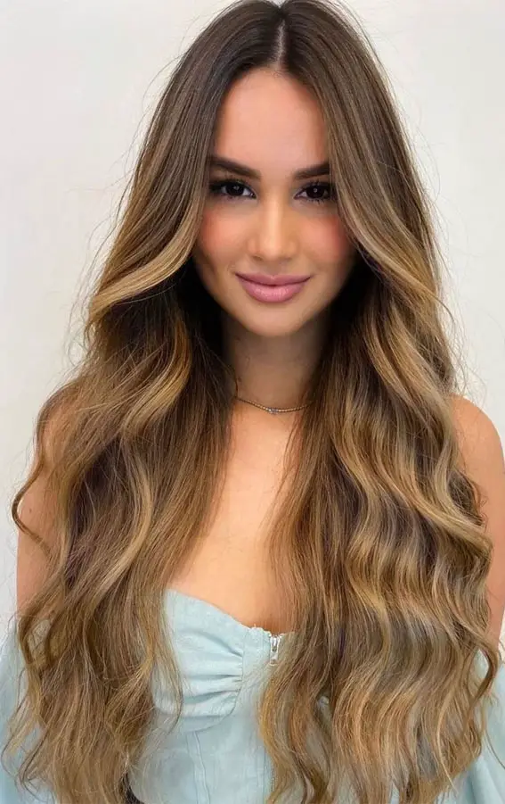 Front View Visual Idea Front View Visual Idea — Blonde to Brunette Hair
