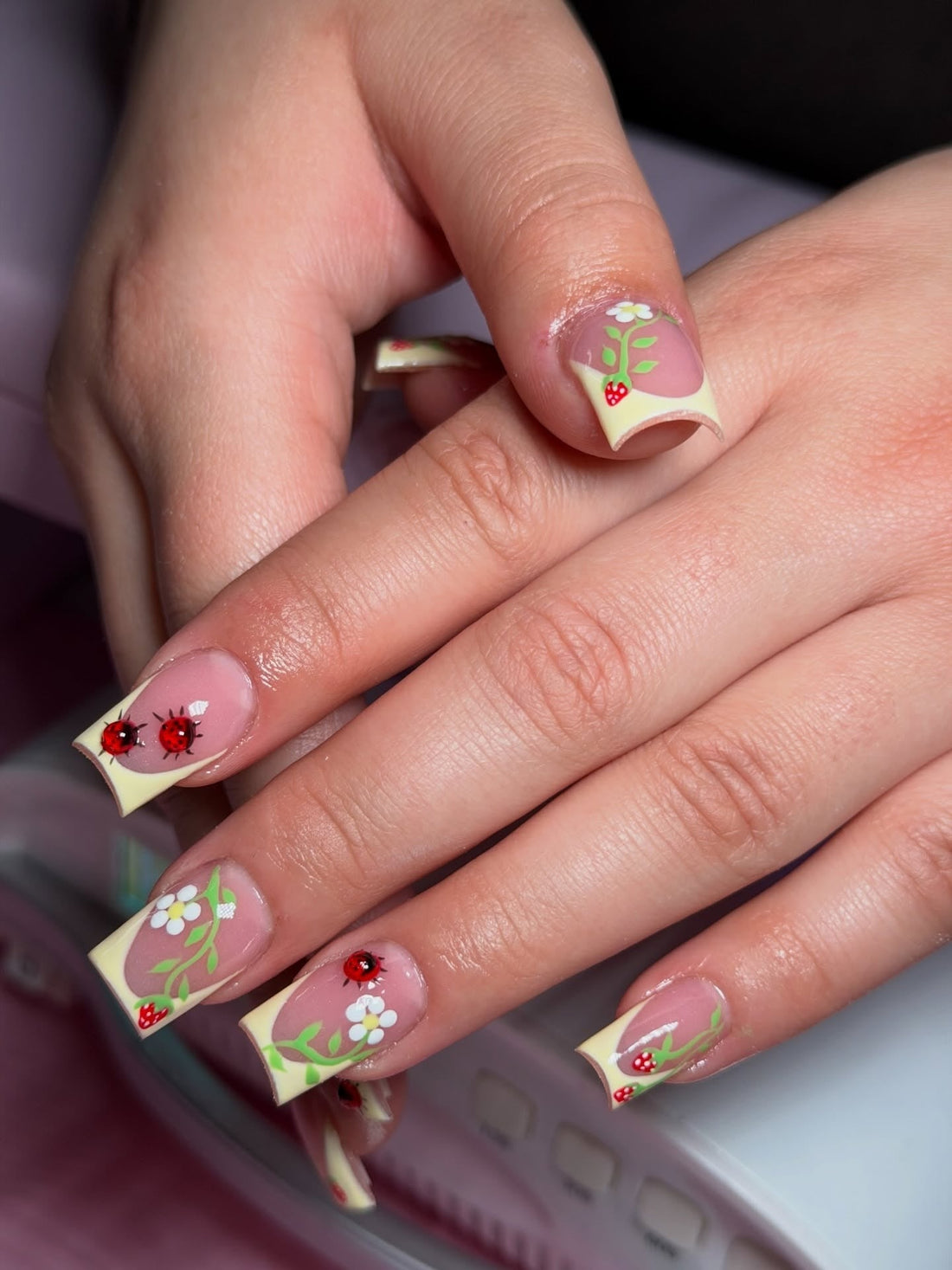 Abstract Color Block Square Nails Abstract Color Block Square Nails — Cute Nail Designs