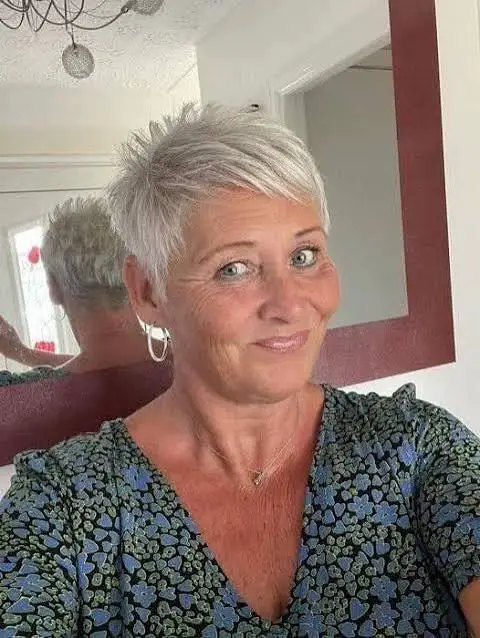 Effortless Grey Pixie Effortless Grey Pixie — Winter Hairstyles for Women Over 70