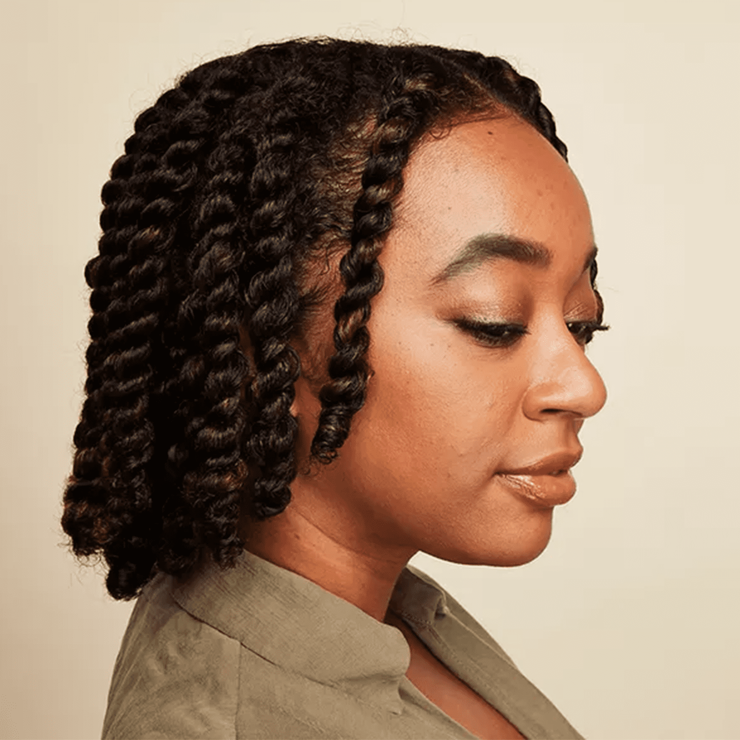 Shoulder-Length Twisted Braids Shoulder-Length Twisted Braids — Winter Hairstyles for Black Women