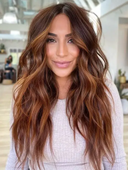 Face-Framing Pieces Visual Idea Face-Framing Pieces Visual Idea — Long Winter Haircuts