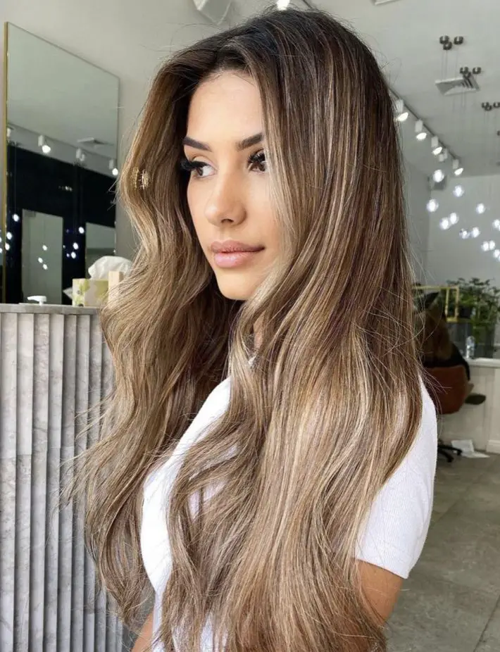 Medium Brown With Blonde Highlights Visual Idea Medium Brown With Blonde Highlights Visual Idea — Blonde to Brunette Hair
