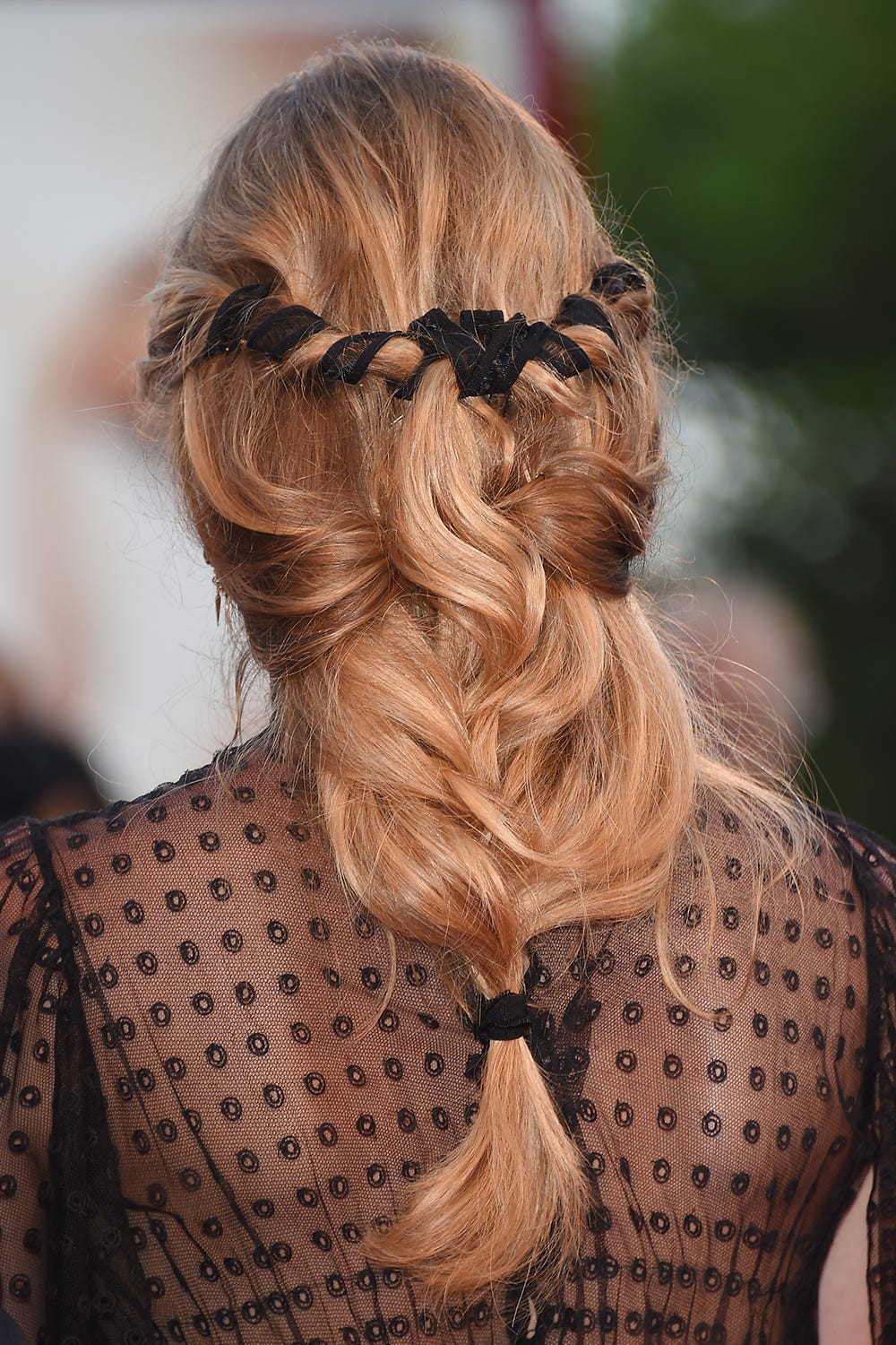 Braided Crown Updo With Loose Waves — Aesthetic Winter Hairstyles