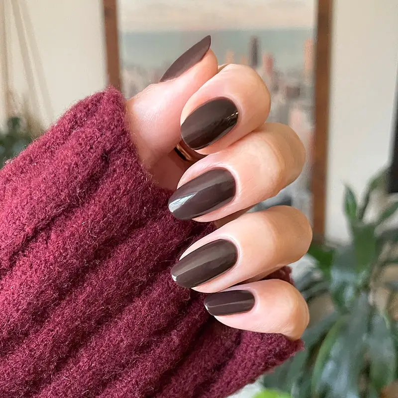 Any Season Visual Idea Any Season Visual Idea — Chocolate Brown Nails