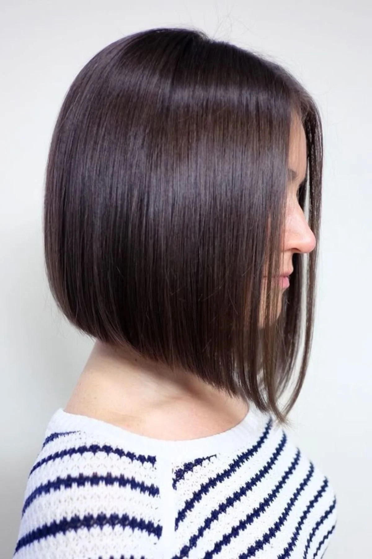 Dark Brown Visual Idea — Winter Lob Haircuts