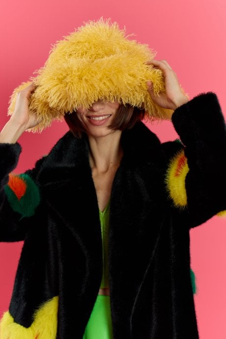 Playful Pattern: Leopard Print Fur Trapper Hat Playful Pattern: Leopard Print Fur Trapper Hat — Fur Hat Outfits