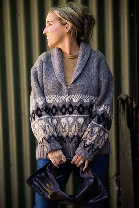 Fair Isle with High Neckline and Mesh Bag Fair Isle with High Neckline and Mesh Bag — Fair Isle Sweater Outfits