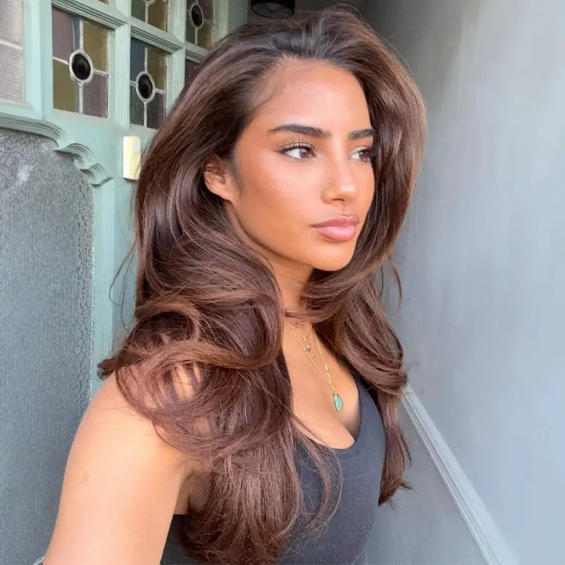 Blowout Soft Waves Visual Idea Blowout Soft Waves Visual Idea — Winter Hair Colors for Brunettes