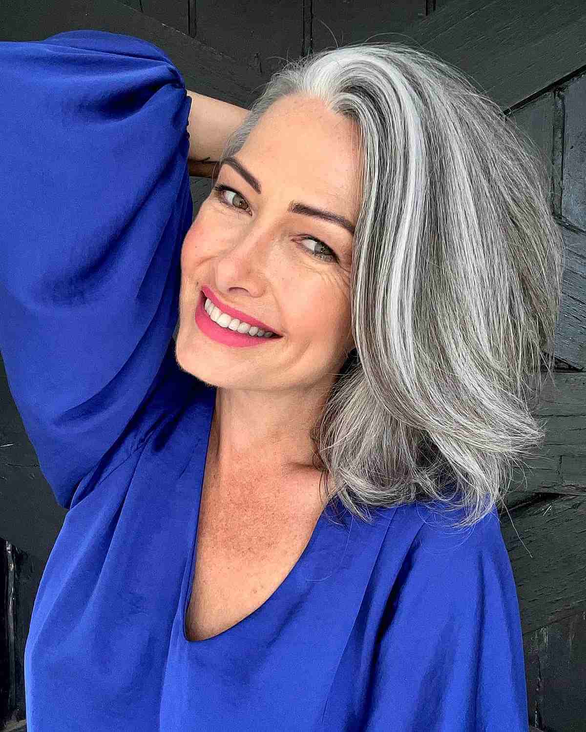 Salt And Pepper Visual Idea Salt And Pepper Visual Idea — Winter Hair Colors for Women Over 50