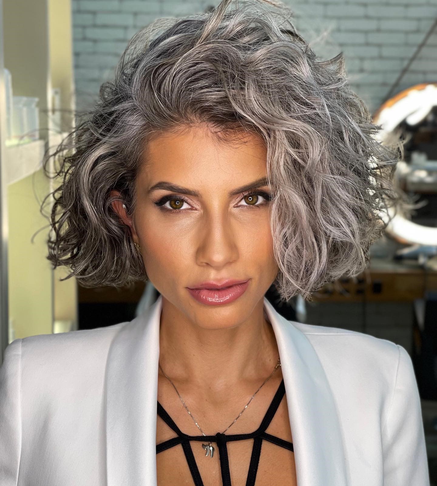 Chin-Length Visual Idea Chin-Length Visual Idea — Winter Haircuts for Gray Hair