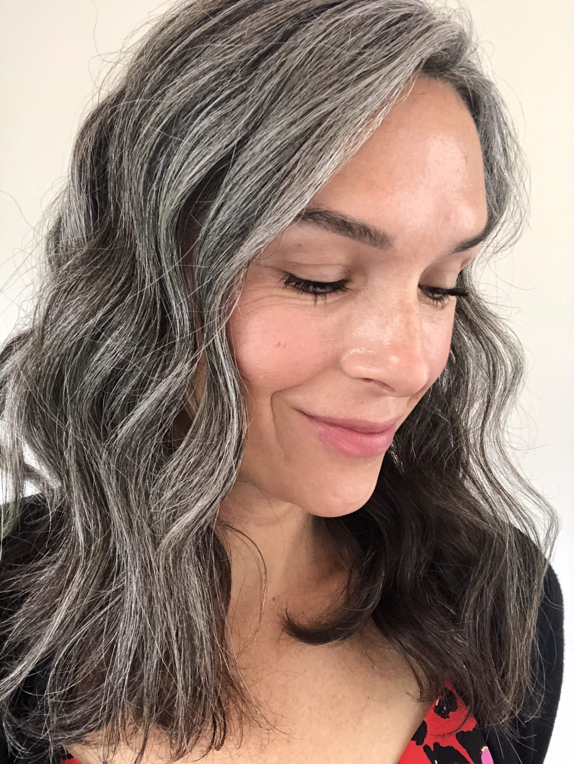 Mid-Back Salt and Pepper Waves Mid-Back Salt and Pepper Waves — Winter Hairstyles for Gray Hair