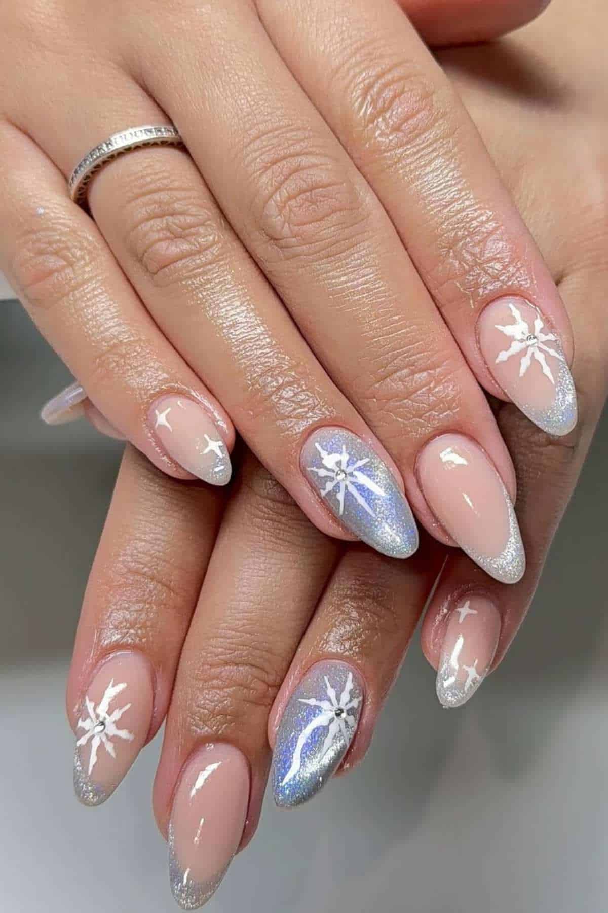 Even Polish Application Clean Art Visual Idea Even Polish Application Clean Art Visual Idea — Winter Nude Nails