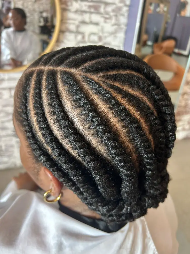 Flat Twist Cornrows Flat Twist Cornrows — Winter Hairstyles for Black Women