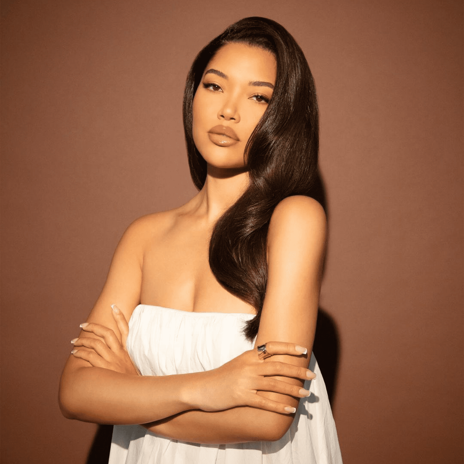 Rich Espresso Mid-Back Blowout Rich Espresso Mid-Back Blowout — Espresso Brown Hair