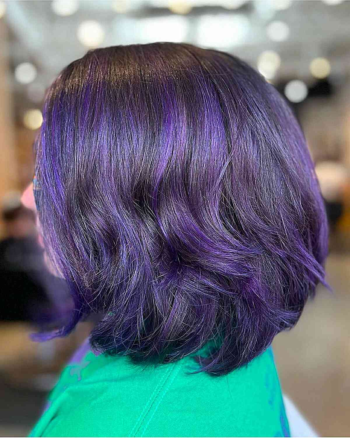 Plum With Purple Highlights Visual Idea Plum With Purple Highlights Visual Idea — Plum Hair Color