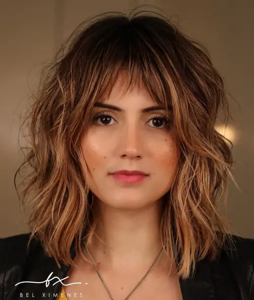 Dark Brown Base With Caramel Highlights Visual Idea Dark Brown Base With Caramel Highlights Visual Idea — Winter Shag Haircuts