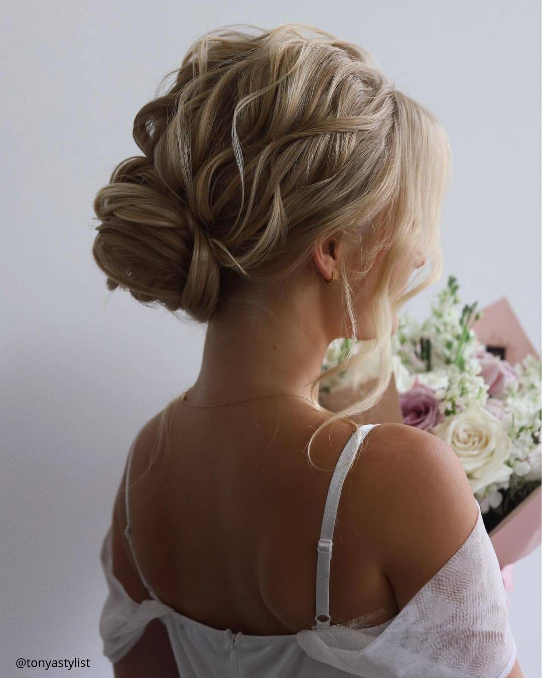 Voluminous Textured Updo — Winter Updos