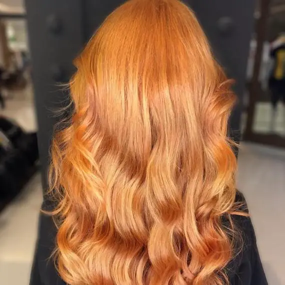 Bright Orange-Red With Golden Undertones Bright Orange-Red With Golden Undertones — Winter Hair Colors for Redheads