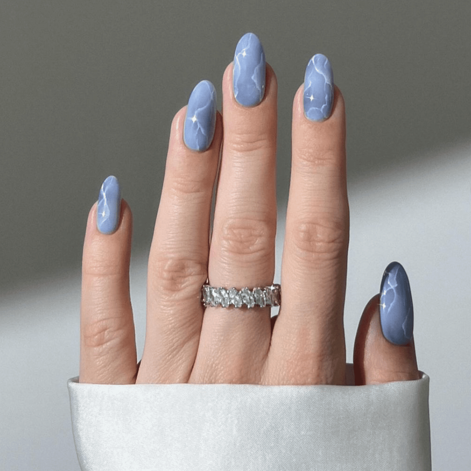 Spring Visual Idea Spring Visual Idea — Blue Nail Inspo