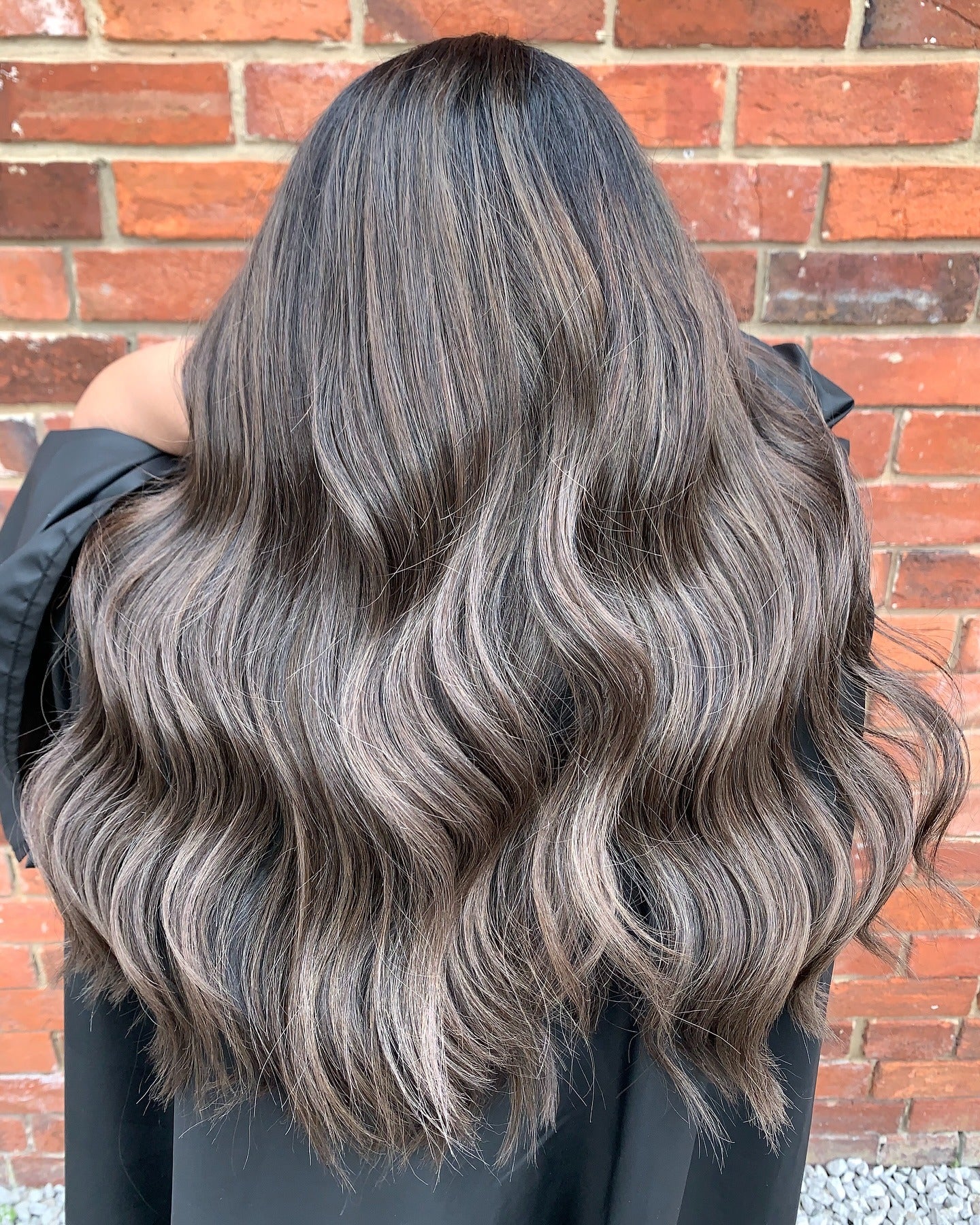 Dark Brown With Ash Blonde Highlights — The Base Colour Is Dark Brown Dark Brown With Ash Blonde Highlights — The Base Colour Is Dark Brown — Ash Brown Hair