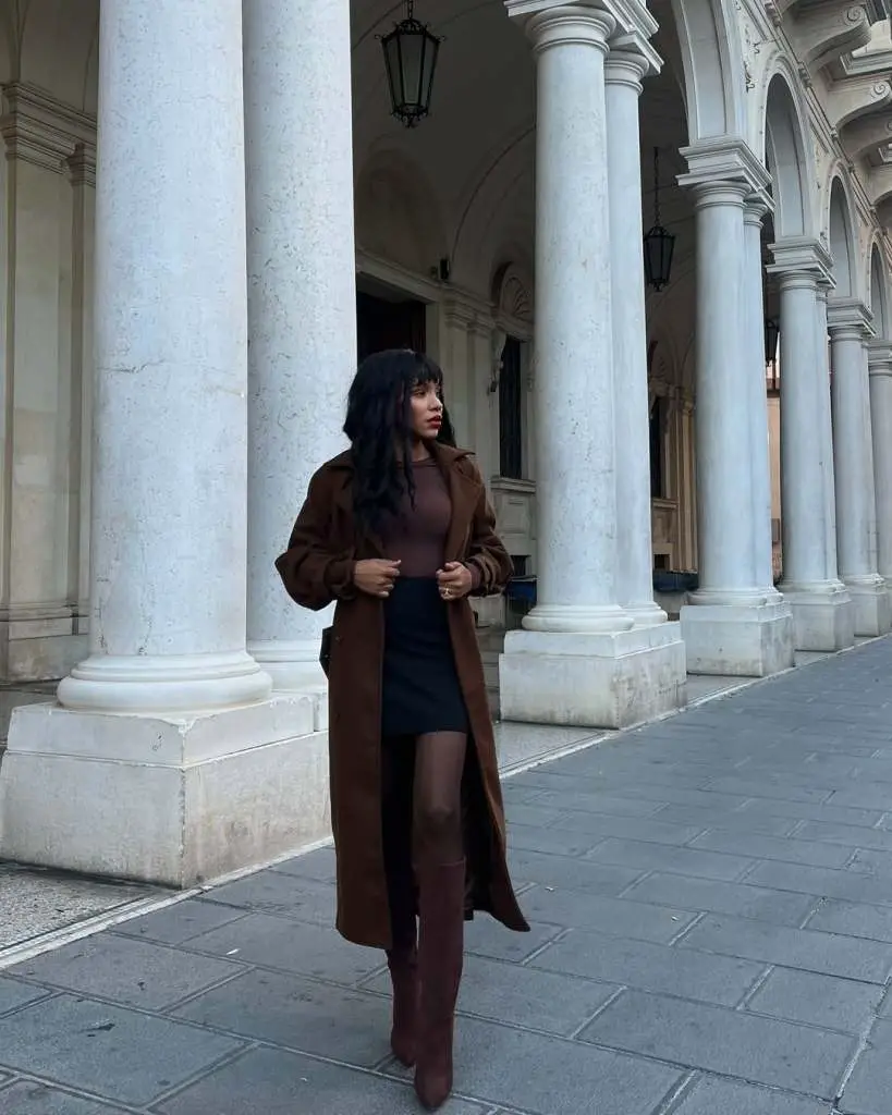 Chic Sophisticated Outfit Idea Chic Sophisticated Outfit Idea — Brown Boots Outfits