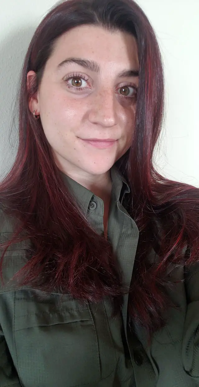 Dark Brown with Cool Red Undertones Dark Brown with Cool Red Undertones — True Winter Hair Color