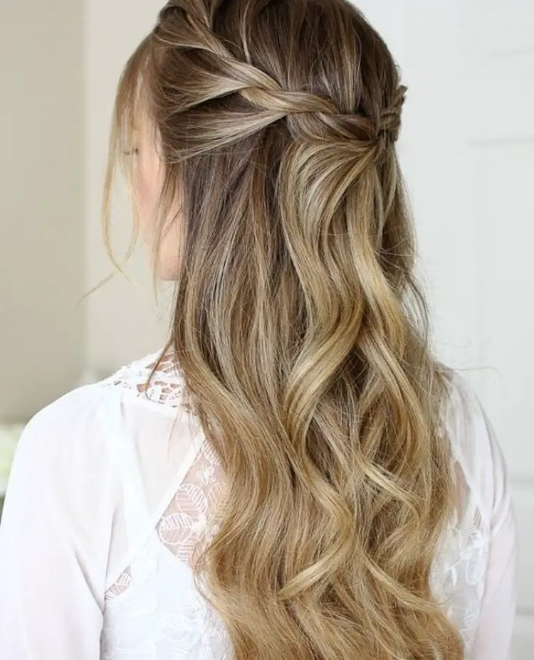 Ash Blonde Intricate Twist Ash Blonde Intricate Twist — Winter Half Up Half Down Hairstyles