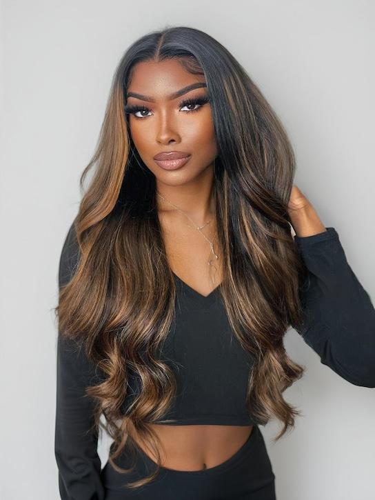 Dark Brown to Ash Blonde Contrast — The Lighting Is Good Winter Ombre Hair