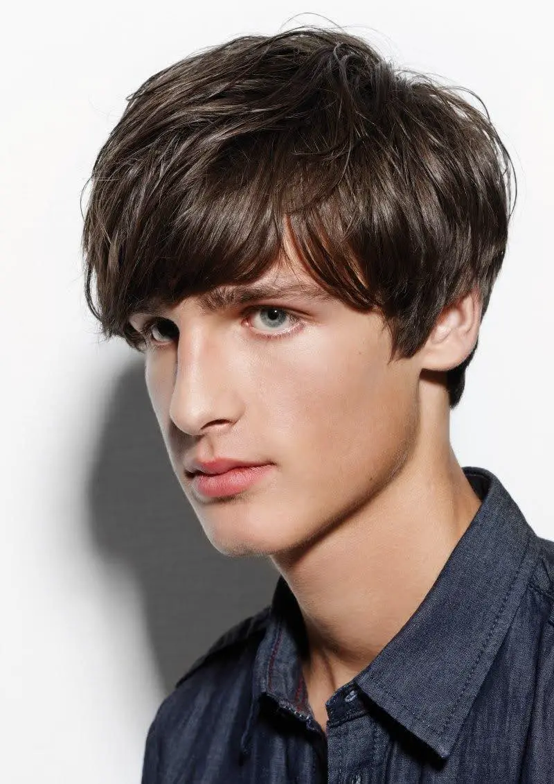 Ear Length Bowl Cut Variation Ear Length Bowl Cut Variation — Winter Hairstyles for Men