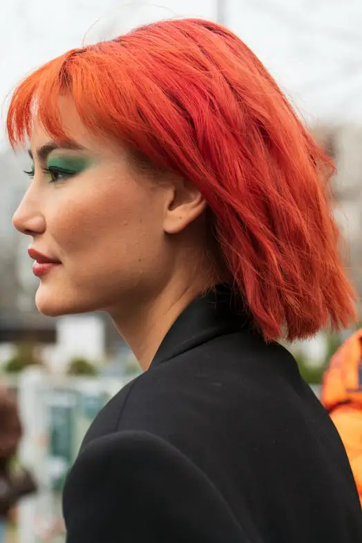 Vibrant Copper Red Chin Bob Vibrant Copper Red Chin Bob — Winter Hair Colors for Redheads