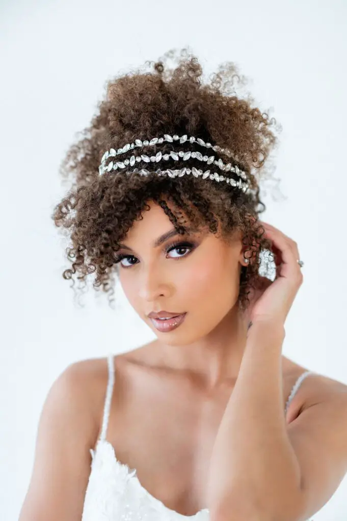 Voluminous Curls With Jeweled Headband Voluminous Curls With Jeweled Headband — Winter Hairstyles with Headband