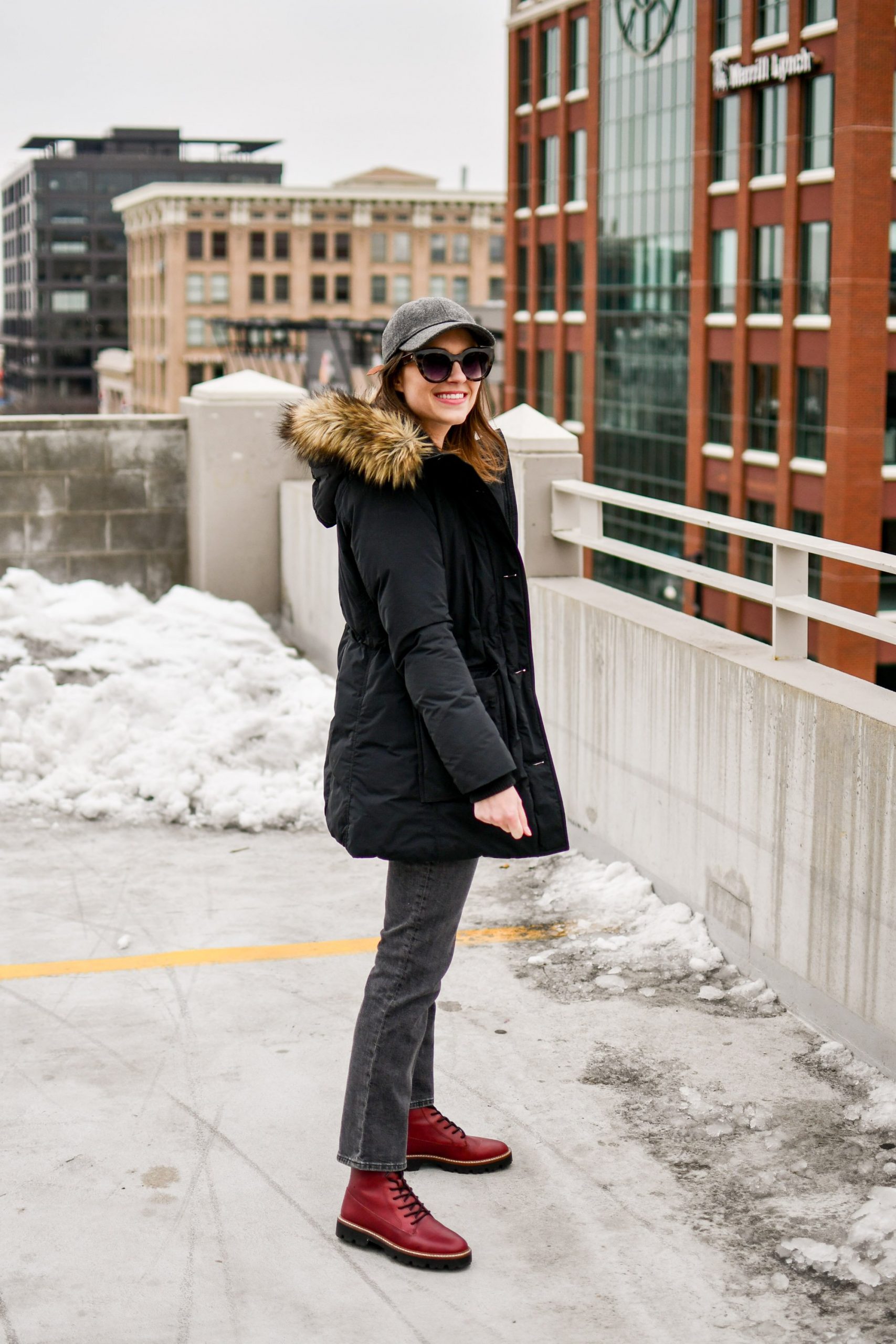 Puffer Coat and Red Boots: A Bold Casual Winter Statement Puffer Coat and Red Boots: A Bold Casual Winter Statement — Casual Winter Outfits