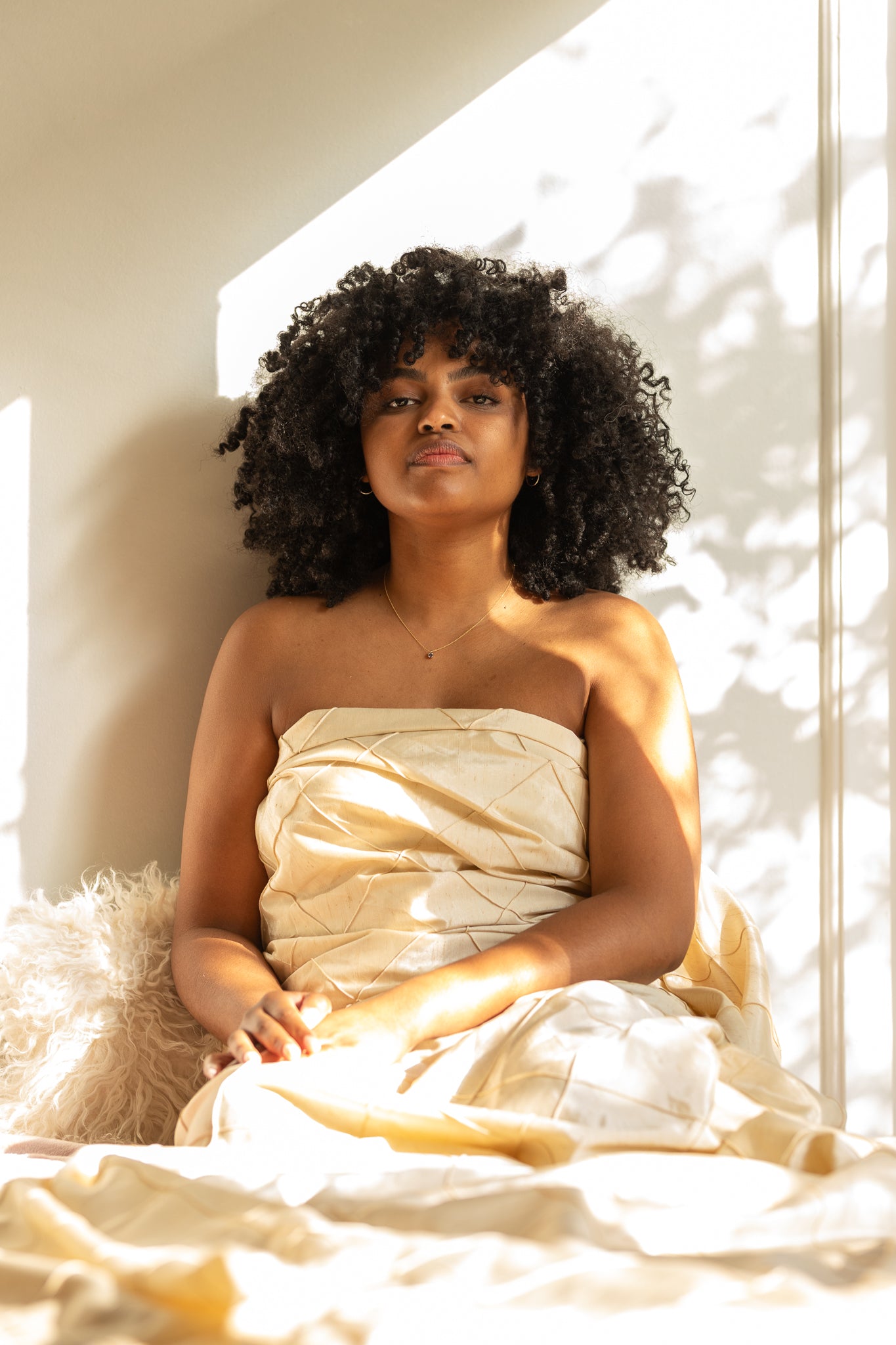 Air-Dried Natural Curly Shape — Winter Hairstyles for Curly Hair