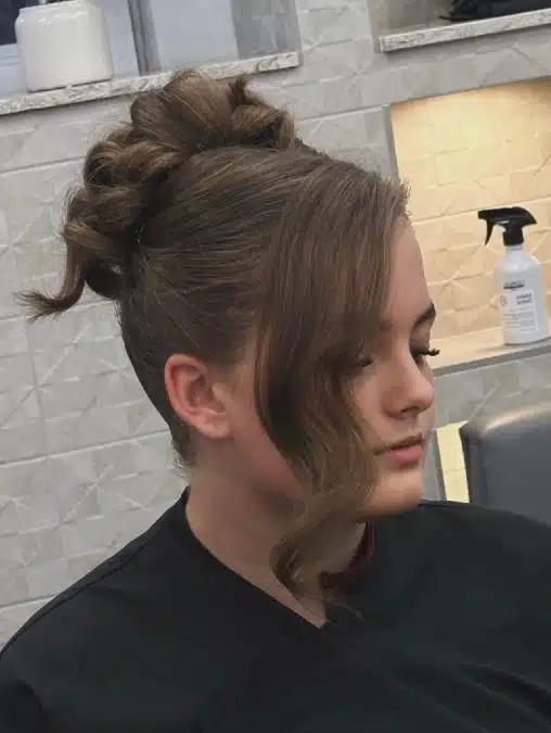 Thick Wavy Dark Brown Braid Thick Wavy Dark Brown Braid — Winter Hairstyles for Work