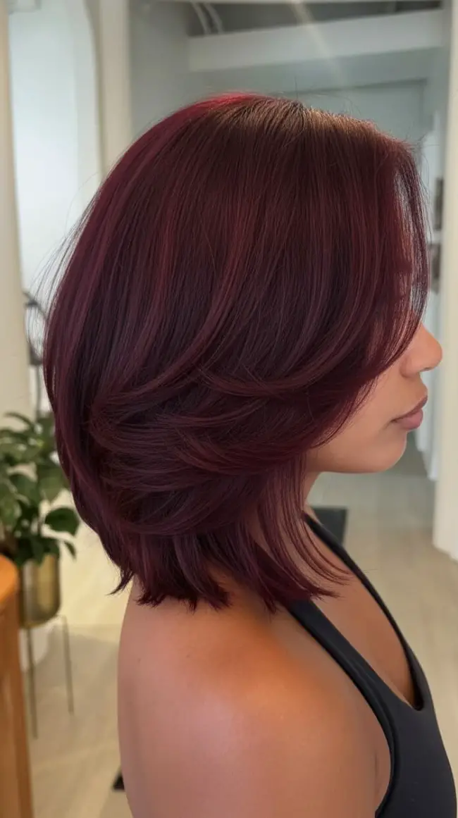 Visual Idea Visual Idea — Burgundy Hair Color