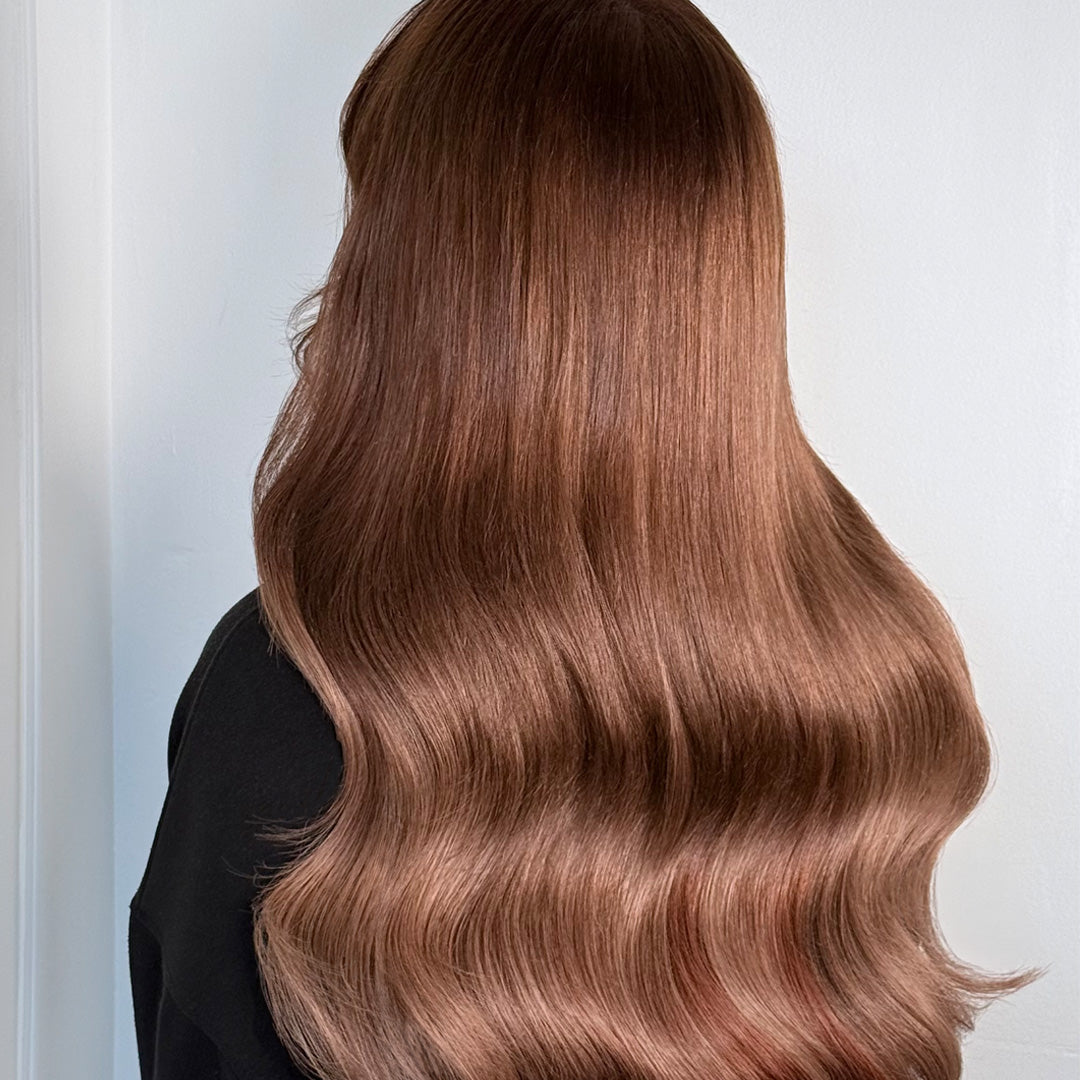 Rich Chocolate Brown with Copper Undertones Rich Chocolate Brown with Copper Undertones — Winter Brown Hair Colors