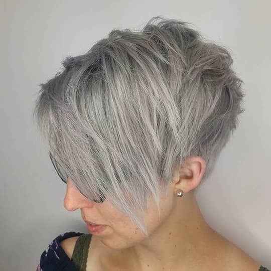Textured Ash Blonde Pixie Textured Ash Blonde Pixie — Winter Haircuts for Women Over 50