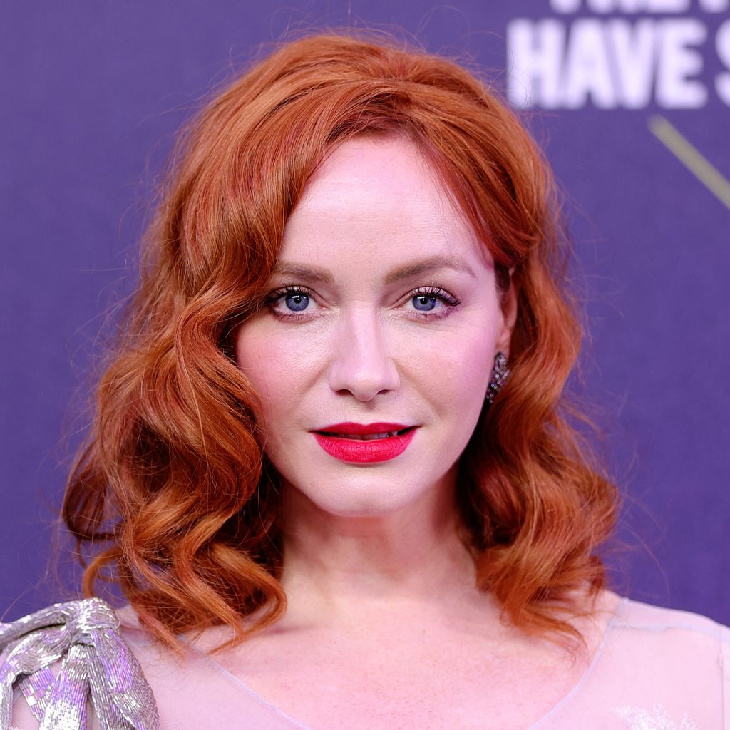 Ginger Red Lob With Blonde Highlights — Winter Hair Colors for Women Over 40