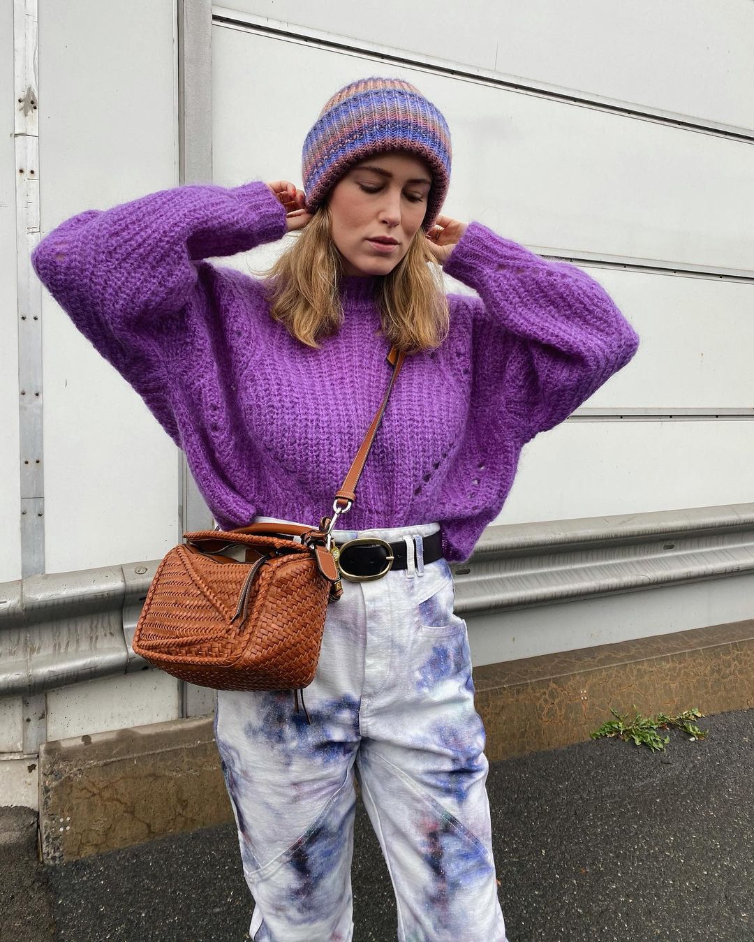 Tie-Dye Trousers Outfit Idea Tie-Dye Trousers Outfit Idea — Beanie Outfits