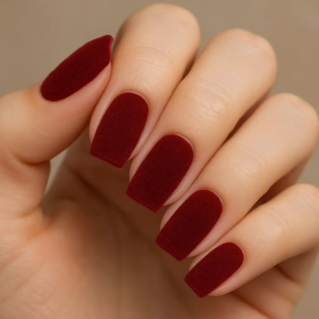 Light Beige Fine Glitter Almond Nails Light Beige Fine Glitter Almond Nails — Velvet Nails