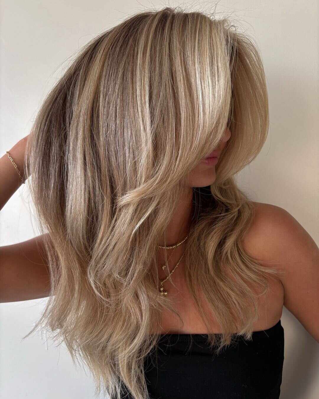 Long Ash and Platinum Blonde Balayage Long Ash and Platinum Blonde Balayage — Winter Balayage